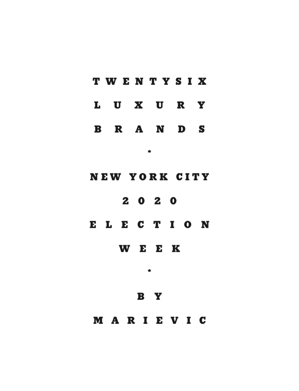 TWENTYSIX LUXURY BRANDS